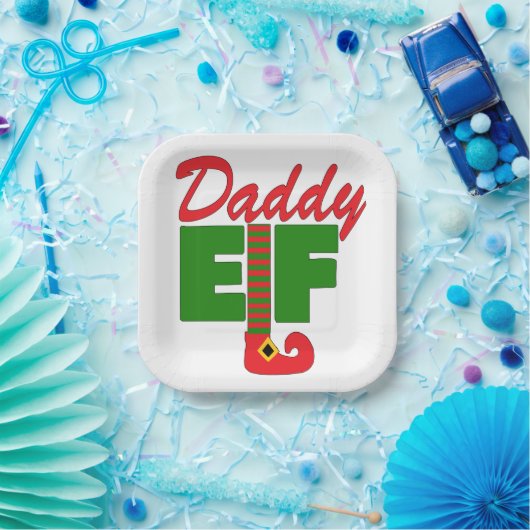 Daddy Elf Papieren Bordje (Feest)