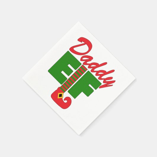 Daddy Elf Servet (Hoek)