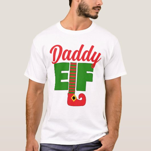 Daddy Elf T-shirt (Voorkant)