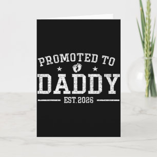 Daddy Est 2026 Daddy Wordt Papa Nieuwe Papa 2026 T Kaart