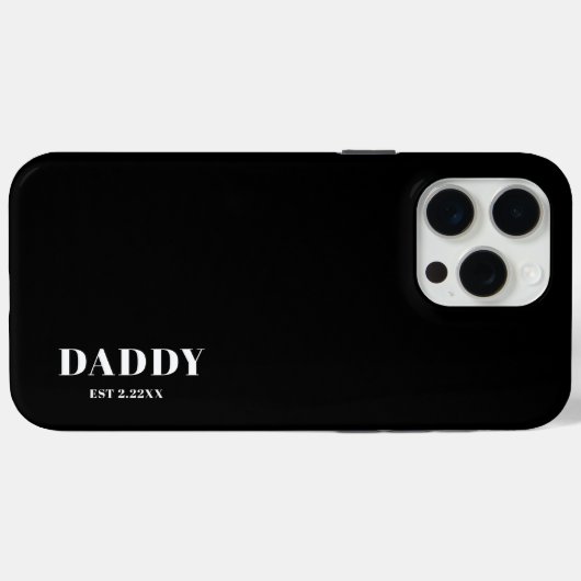 Daddy Est custom  Black &White  iPhone / iPad case (Achterkant (horizontaal))
