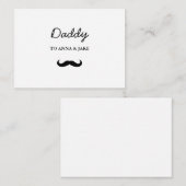 Daddy Flatsnor Card | Vaderdag Cadeau Notitiekaartje (Voorkant / Achterkant)