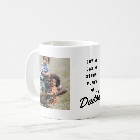 Daddy foto Vaderdag Koffiemok (Voorkant links)