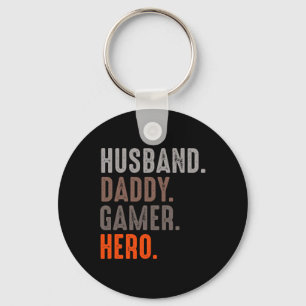Daddy Gamer Hero - Esport Lover - Videospel Sleutelhanger