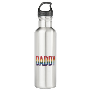Daddy Gay Pride Maand LGBTQ Vaderdag Rainbow Waterfles