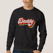 Daddy Gay Pride  Month LGBTQ Fathers Day Rainbow F Trui (Voorkant)