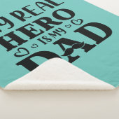 Daddy Gift My Real Hero Is My Hero Sherpa Deken (3/4)