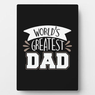 Daddy Gift World's Greatest Dad Fotoplaat