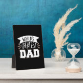 Daddy Gift World's Greatest Dad Fotoplaat (Zijkant)
