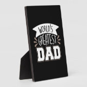 Daddy Gift World's Greatest Dad Fotoplaat (Zijkant)