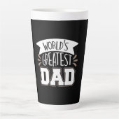 Daddy Gift World's Greatest Dad Latte Mok (Voorkant)