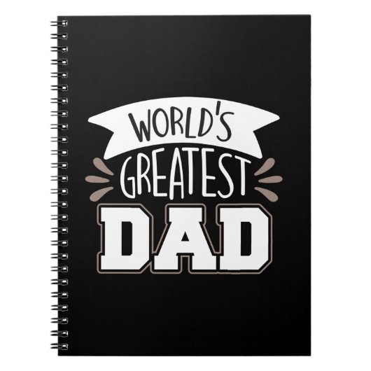 Daddy Gift World's Greatest Dad Notitieboek (Voorkant)