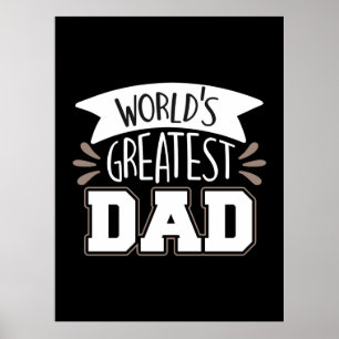 Daddy Gift World's Greatest Dad Poster