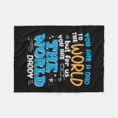 Daddy Gift You Are Fleece Deken (Voorkant (Horizontaal))