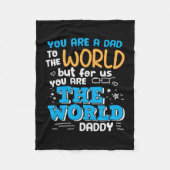 Daddy Gift You Are Fleece Deken (Voorkant)