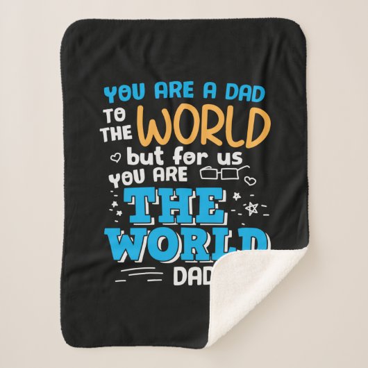 Daddy Gift You Are Sherpa Deken (Voorkant)