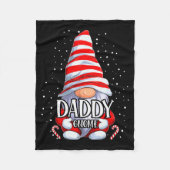 Daddy Gnome Christmas Pajamas Matching Family Grou Fleece Deken (Voorkant)