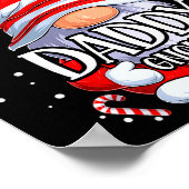 Daddy Gnome Christmas Pajamas Matching Family Grou Poster (Hoek)