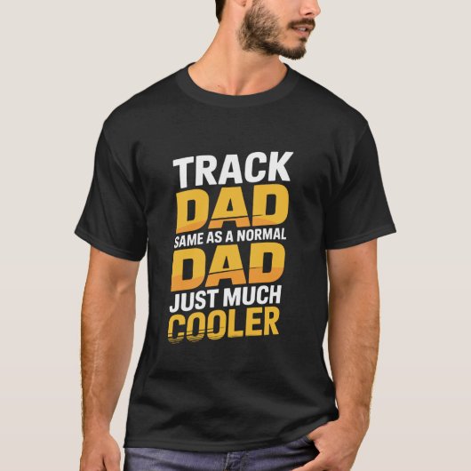 Daddy hardloper atleet, Track vader hetzelfde als  T-shirt (Voorkant)