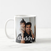 Daddy Heart - Eerste Vaderdag Foto Koffiemok (Links)