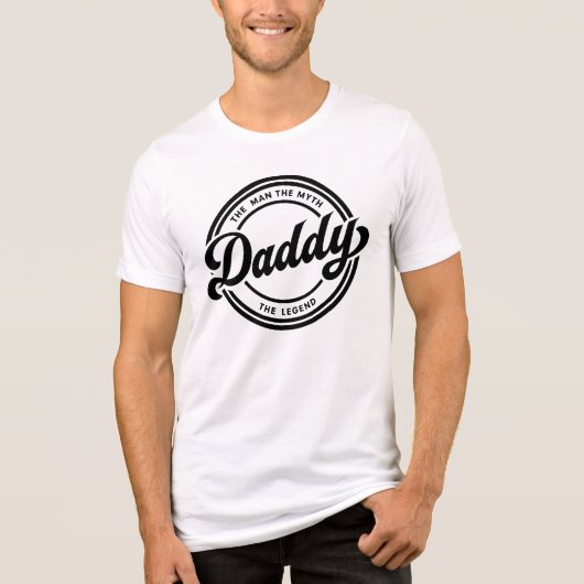 Daddy - Het Man, de mythe, het legendarische T-shi Tri-Blend Shirt (Voorkant)