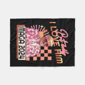 Daddy I Love Him Maga 2024 Donald Trump Back 4th O Fleece Deken (Voorkant (Horizontaal))