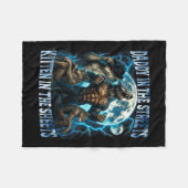 Daddy In The Streets Kitten In The Sheets Funny Al Fleece Deken (Voorkant (Horizontaal))