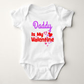 Daddy Is My Valentine Romper (Voorkant)