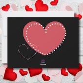 Daddy Is My Valentine With Name Photo Feestdagenkaart