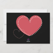 Daddy Is My Valentine With Name Photo Feestdagenkaart (Achterkant)