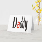 Daddy Kaart (Gele Bloem)