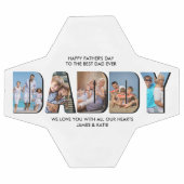 DADDY Letter Cutout Photo Collage Custom Text Voetbal (Enkel)