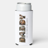 DADDY Letter Photo Collage Seltzer Blikjeskoeler (Seltzer Achterkant)