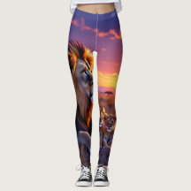 Daddy Lion's Sunset Pride Leggings | panty's