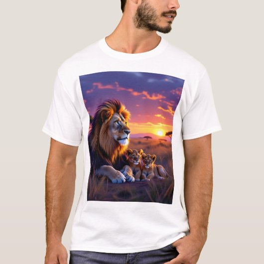 Daddy Lion's Sunset Pride T-shirts (Voorkant)