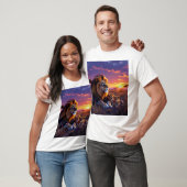 Daddy Lion's Sunset Pride T-shirts (Unisex)