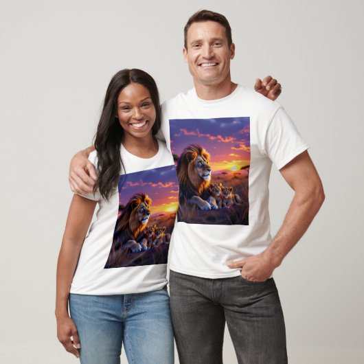 Daddy Lion's Sunset Pride T-shirts (Unisex)