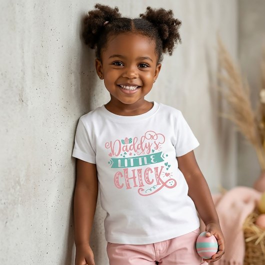 Daddy Little Chick Pasen T-shirt voor kinderen