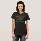 Daddy Little Meatball Italian T-shirt (Voorkant volledig)