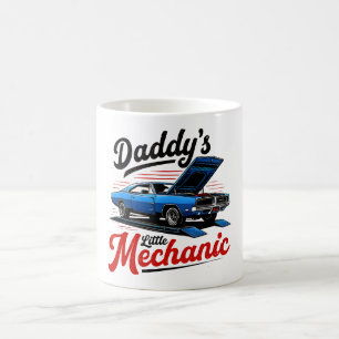 Daddy Little Mechanic Classic Car Keepsake Mok, Koffiemok