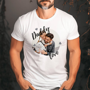 Daddy Love   Schattigee foto Vaderdag T-shirt