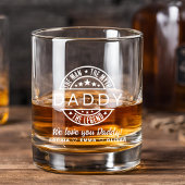 Daddy Man Myth Legend Vaderdag Whisky Glas