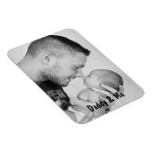 Daddy & Me Gepersonaliseerde Foto Vaderdag Magneet (Rechterzijde)