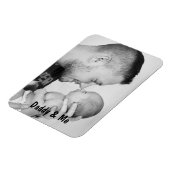 Daddy & Me Gepersonaliseerde Foto Vaderdag Magneet (Linkerzijde)