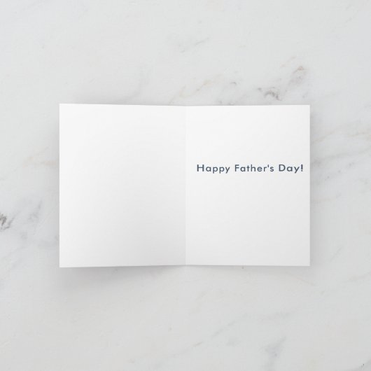 Daddy & Me-Vaderdag Kaart (Binnen)