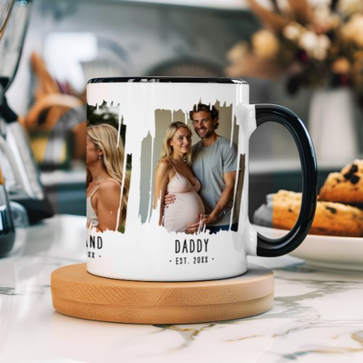 Daddy Mijlpalen Foto's & Jaar Custom Text Gift Mok
