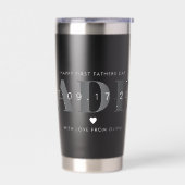 Daddy Modern Minimalistische Eerste Vaderdag Geïsoleerde Drinkbeker (Links)