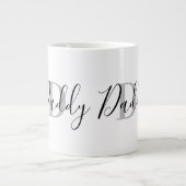 Daddy Monogram Grey Grote Koffiekop (Voorkant)