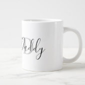 Daddy Monogram Grey Grote Koffiekop (Rechts)