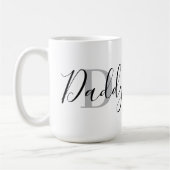 Daddy Monogram Grey Koffiemok (Links)